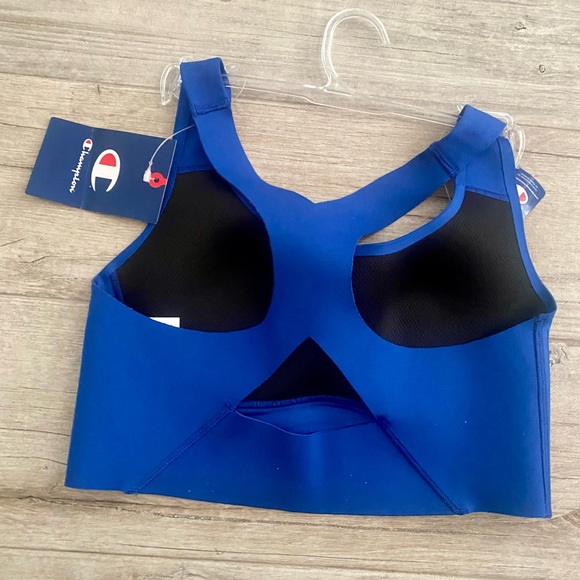 Sports Bra Champion XS Royal Blue Workout new - Picture 3 of 4